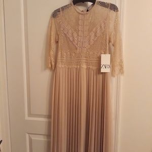 dress, tan, small